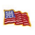 Embroidered Stock Appliques - Flag